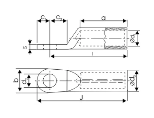 Aluminium Lugs Din 46329 Diagram