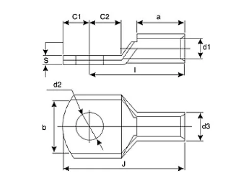 Heavy Duty Lugs Diagram