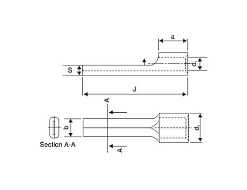 Rectangular Pin Lugs Diagram