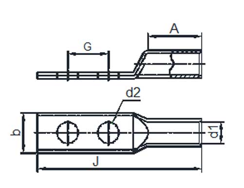 Standard Barrel Two Hole Lug Fig.1